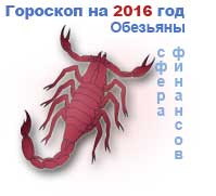 финансовый гороскоп на 2016 год Скорпион