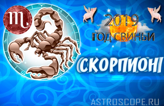 гороскоп на 2019 год Скорпион