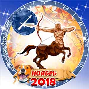 Гороскоп на ноябрь 2018 знака Зодиака Стрелец