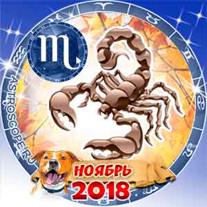 Гороскоп на ноябрь 2018 знака Зодиака Скорпион