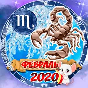 Гороскоп на февраль 2020 знака Зодиака Скорпион