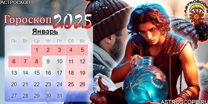 гороскоп на январь 2025 водолей