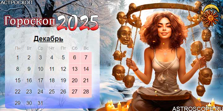 гороскоп на декабрь 2025 весы