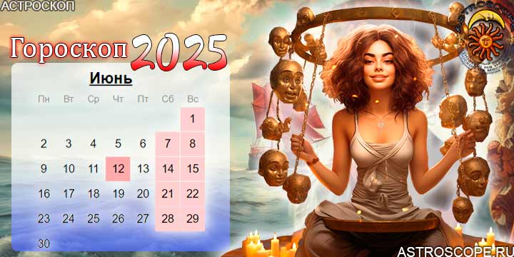 гороскоп на июнь 2025 весы