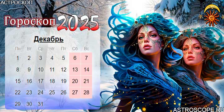 гороскоп на декабрь 2025 рыбы