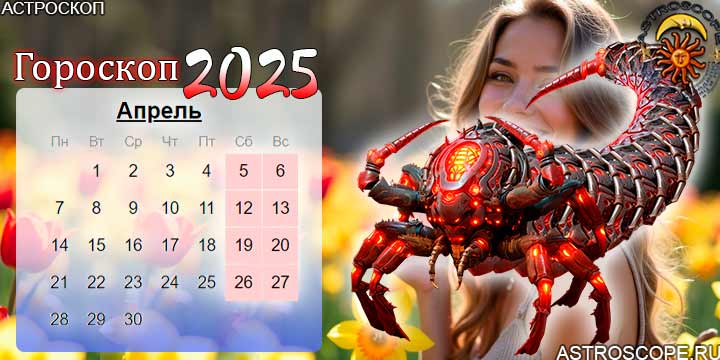 гороскоп на апрель 2025 скорпион