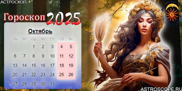 гороскоп на октябрь 2025 дева