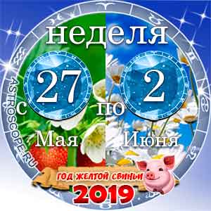 22 неделя года Гороскоп с 27 мая по 2 июня 2019