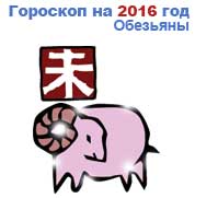 гороскоп для Козы в 2016 год Обезьяны