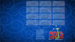 Производственный календарь на 2013 год, картинка на рабочий стол