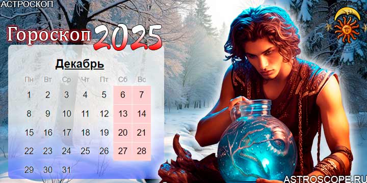 гороскоп на декабрь 2025 водолей