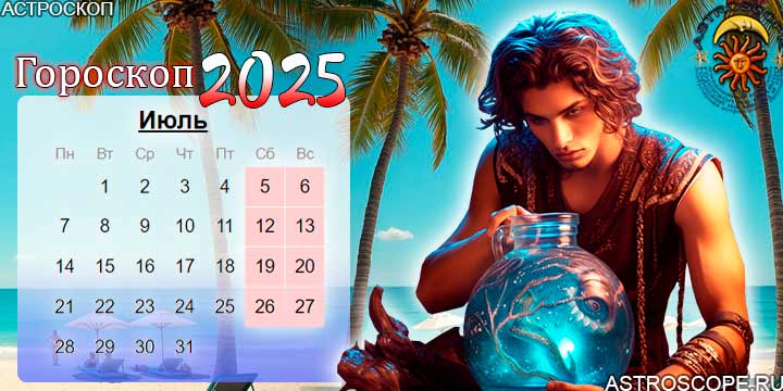 гороскоп на июль 2025 водолей