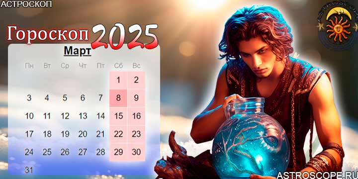 гороскоп на март 2025 водолей