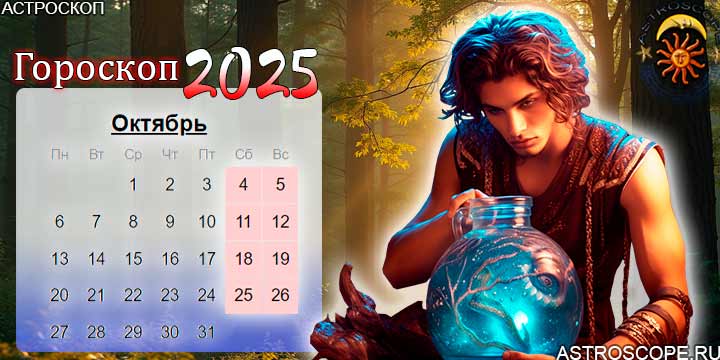 гороскоп на октябрь 2025 водолей