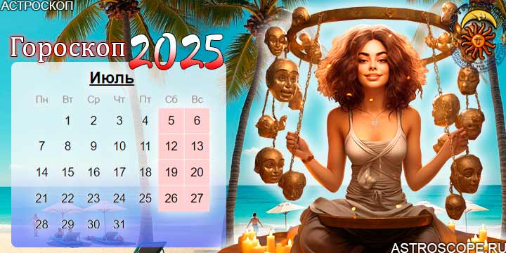 гороскоп на июль 2025 весы