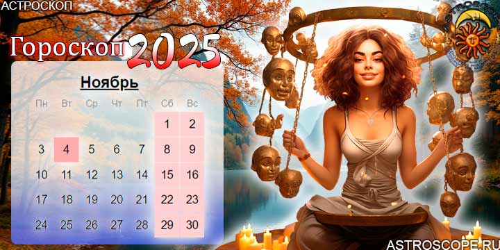 гороскоп на ноябрь 2025 весы