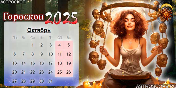 гороскоп на октябрь 2025 весы