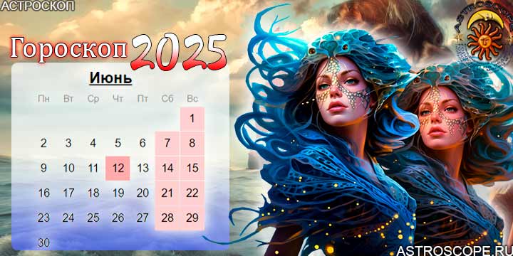 гороскоп на июнь 2025 рыбы