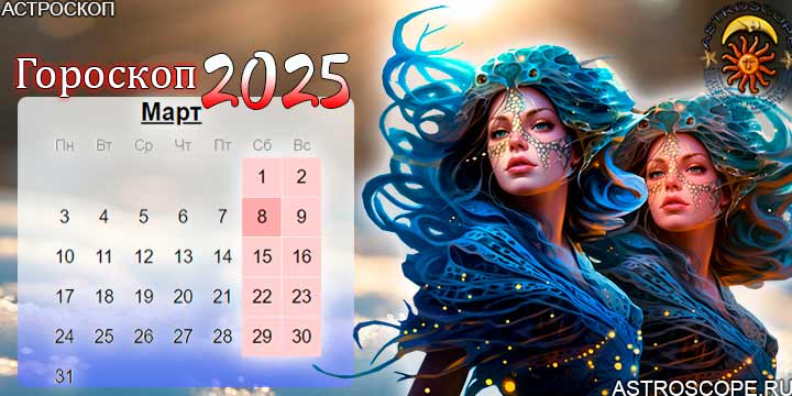 гороскоп на март 2025 рыбы