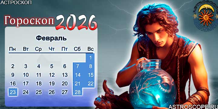 гороскоп на февраль 2026 водолей