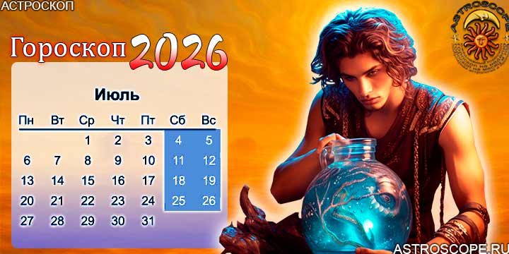 гороскоп на июль 2026 водолей