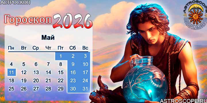 гороскоп на май 2026 водолей