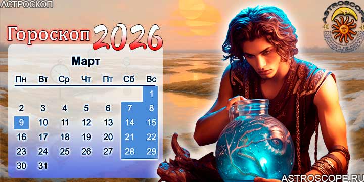 гороскоп на март 2026 водолей