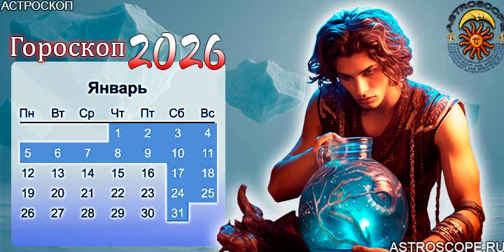 гороскоп на январь 2026 водолей