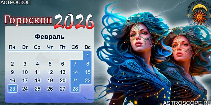 гороскоп на февраль 2026 рыбы