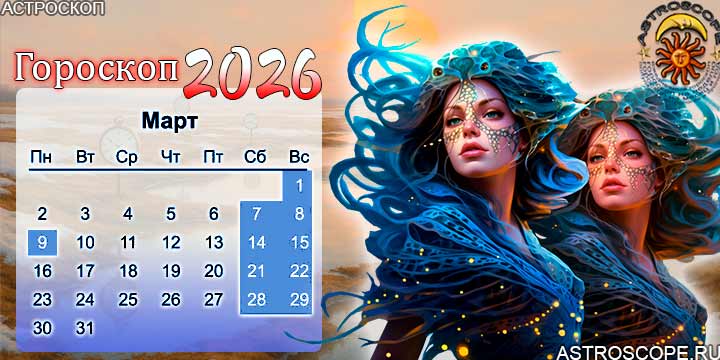 гороскоп на март 2026 рыбы