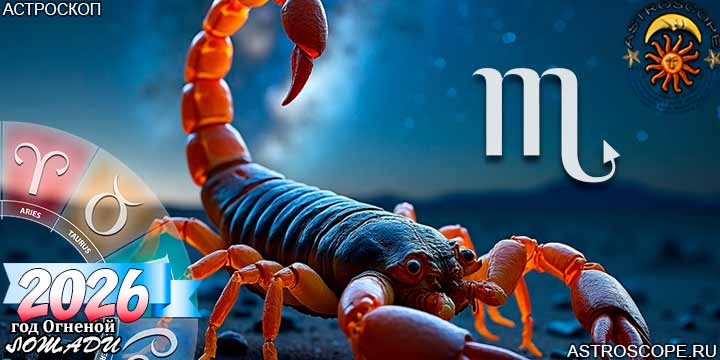 2026 год для Скорпиона прогноз