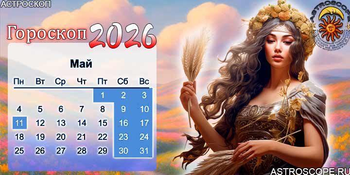 гороскоп на май 2026 дева