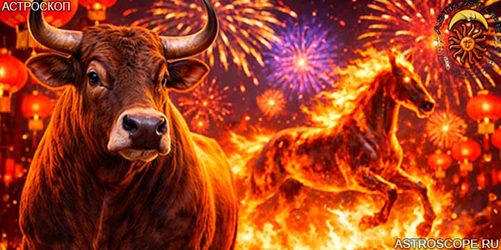 год лошади для Быка