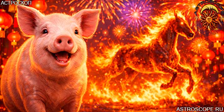 год лошади для Свиньи