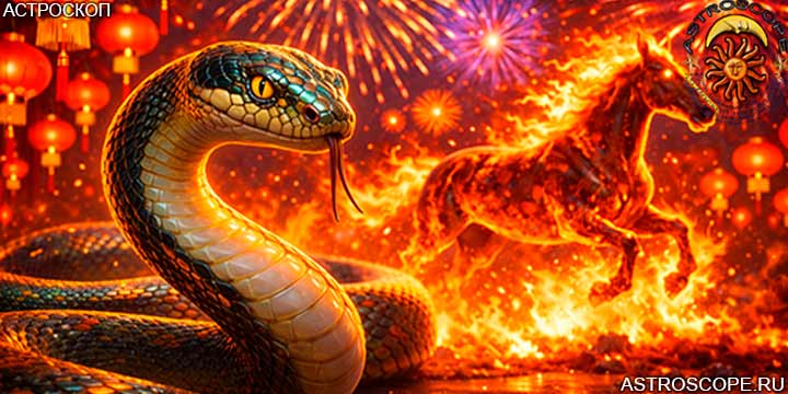 год лошади для Змеи