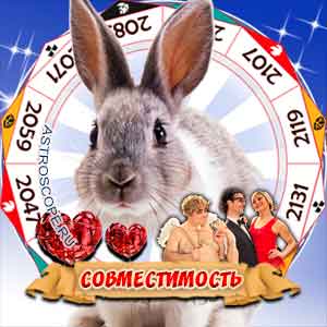 Гороскоп совместимости Кролика с другими знаками