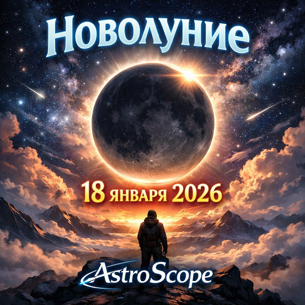 Новолуние 18 января 2026 — символ обнуления и нового начала