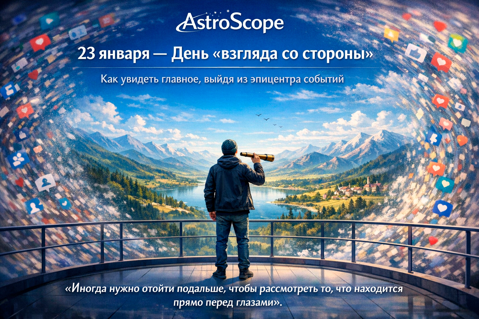 Гороскоп на 23 января: День психологической дистанции и ясности