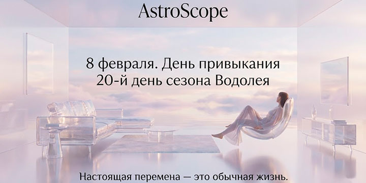 8 февраля — 20-й день сезона Водолея: день привыкания к новой роли