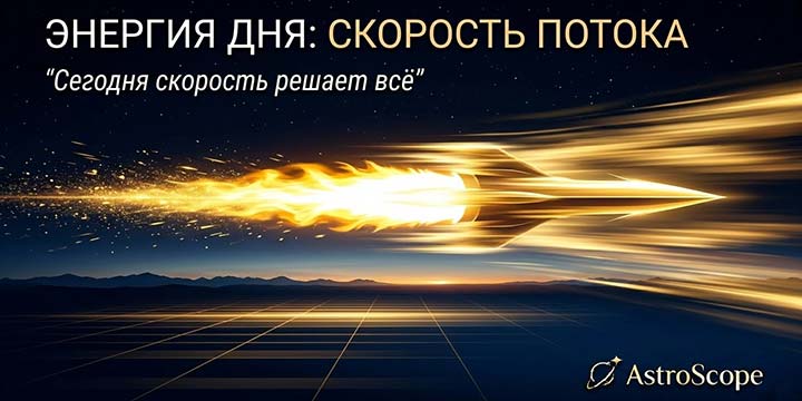 Энергия дня 23 марта: Скорость потока и переход к прямой экспансии