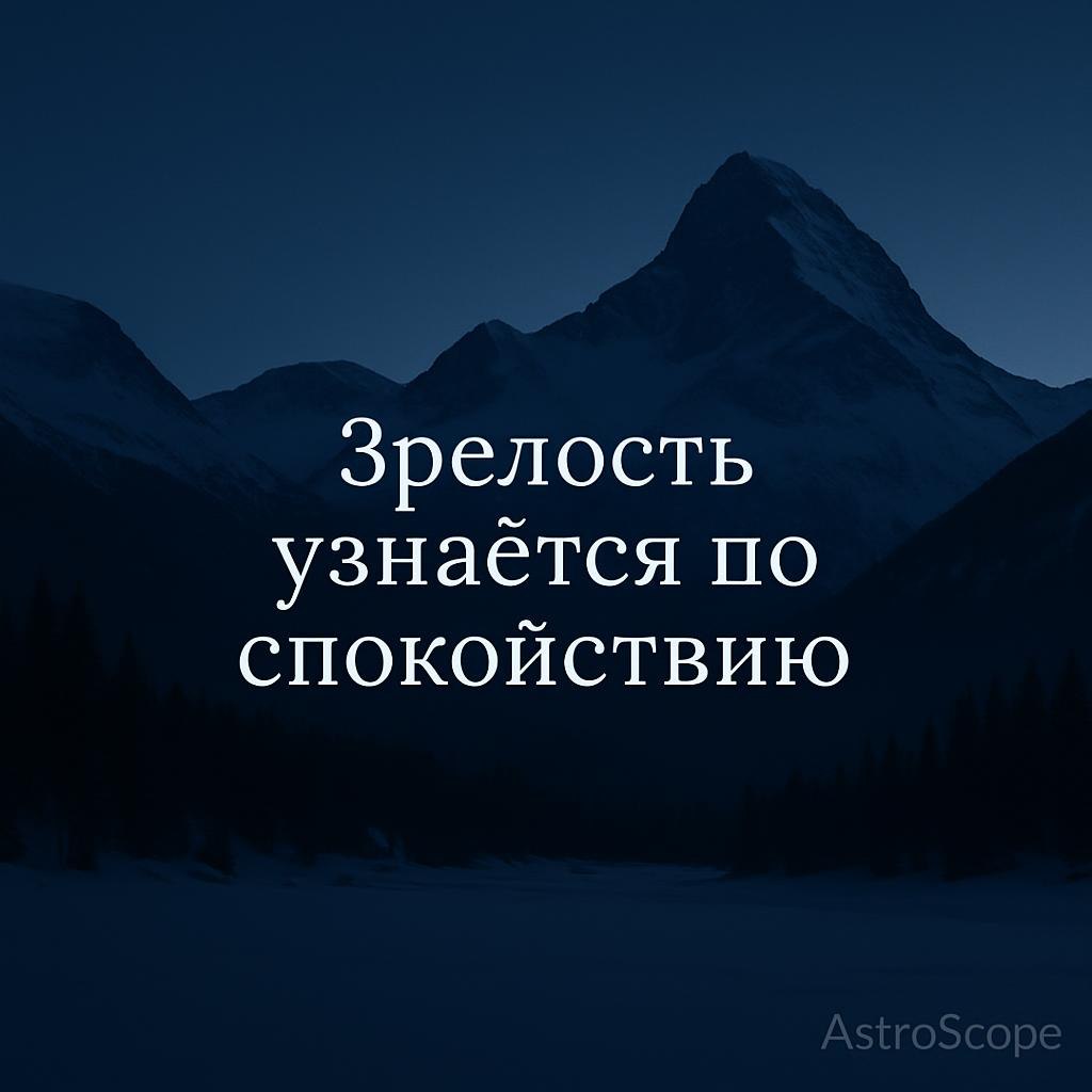 30 декабря 2025 — День внутренней зрелости