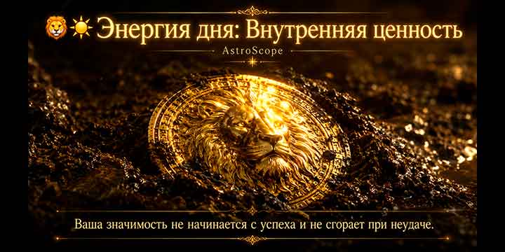 7 августа, пятница · 16-й день сезона Льва · ☀️ Энергия дня: Внутренняя ценность