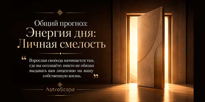 12 августа, среда · 21-й день сезона Льва · ☀️ Энергия дня: Личная смелость