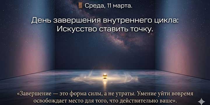 Среда, 11 марта · Что скрывает 21-й день сезона Рыб?