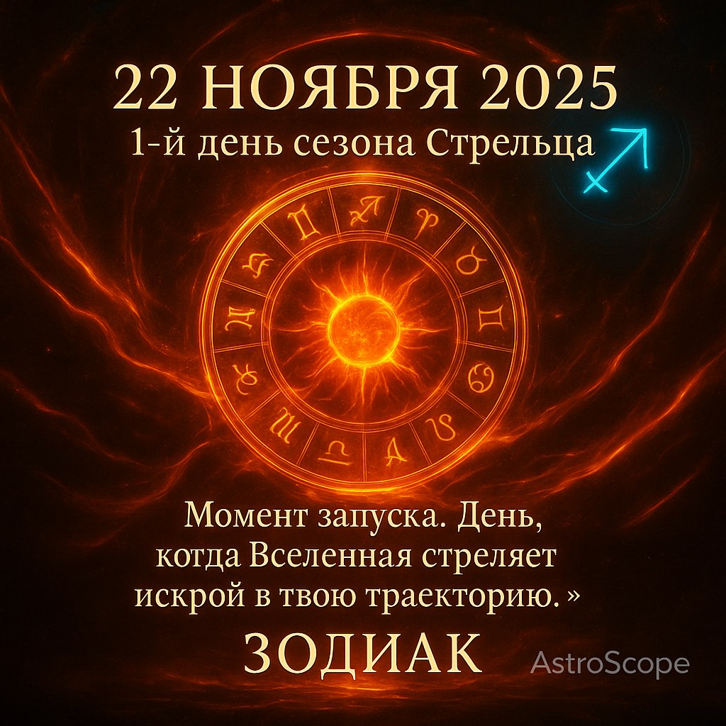 Знаки зодиака ? 22 ноября 2025 — момент запуска и новое направление