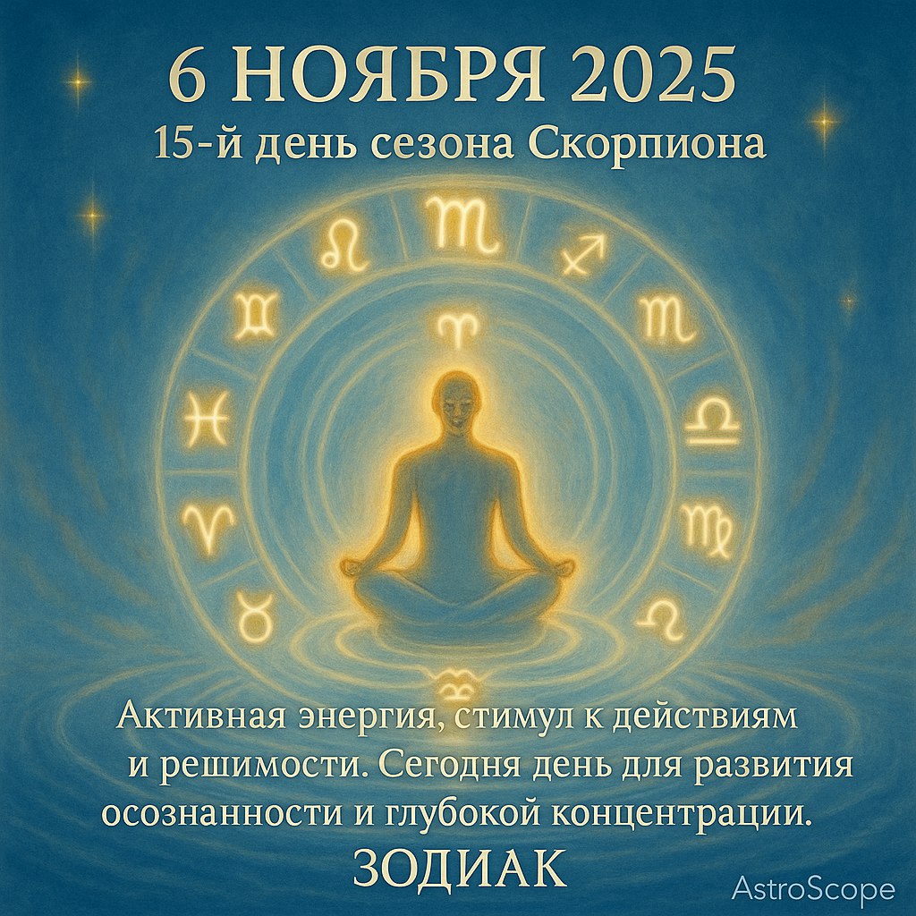 День осознанной энергии — 6 ноября 2025