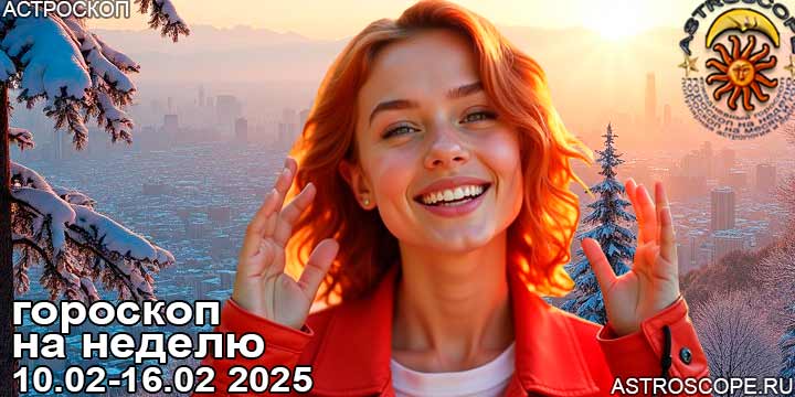 Гороскоп аспекты недели 10 февраля — 16 февраля 2025