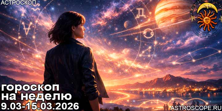 Главные аспекты недели с 9 по 16 марта 2026 года