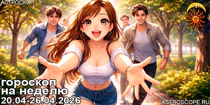 Главные аспекты недели с 20 по 26 апреля 2026 года
