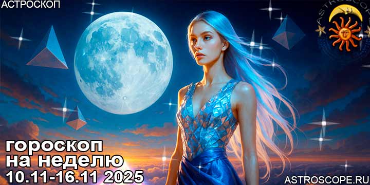 Гороскоп аспекты недели 10 ноября — 16 ноября 2025